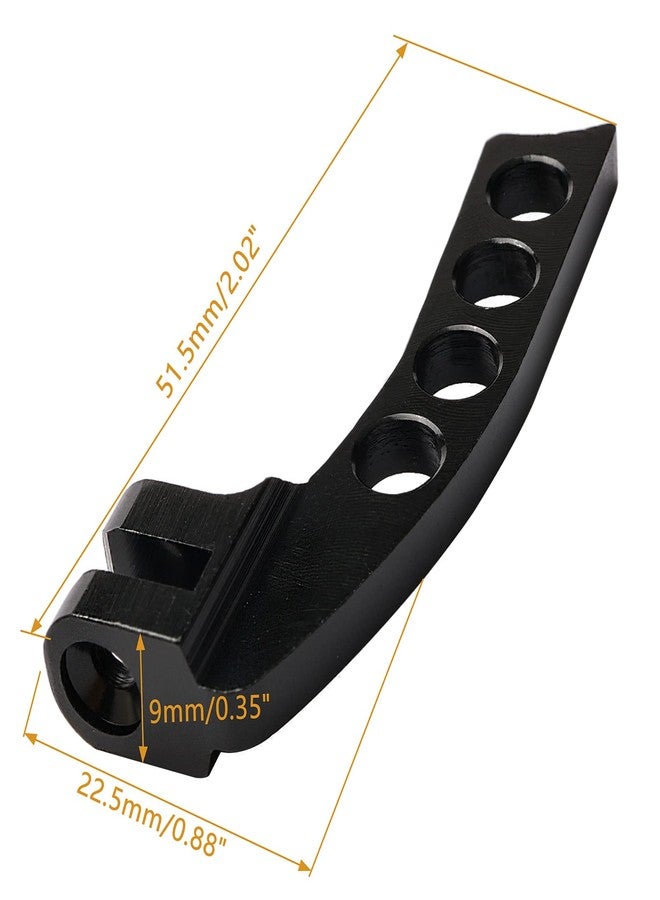 Rowiz Transmitter Neck Strap Balancer, Aluminum Neck Strap Balancer Adapter with 4 Holes for RC Transmitter Taranis Flysky Futaba (Horizontal Hang) - Image 2
